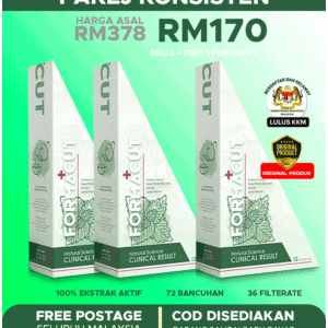 PAKEJ KONSISTEN PROMO ( 2 KOTAK FORMACUT + FREE 1 KOTAK FORMACUT )