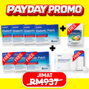 PROMO MEGA 8.8 KONSISTEN ( 4 + FREE 3 KOTAK + FREE 1 GLUCOSE METER + FREE 1 TEA )